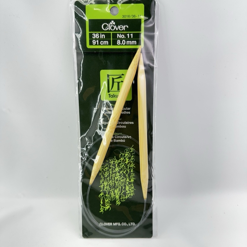 Clover Takumi Bamboo Circular Knitting Needles